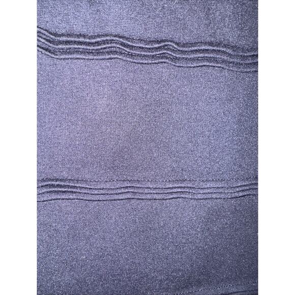 J. Crew Womens Black Round Neck Blouse Top Size Small Fabric Pleating Texture - Picture 5 of 7